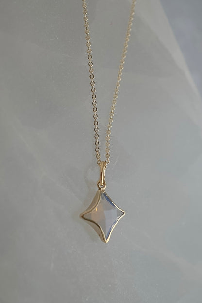 Stella Star Gemstone Necklace - Birthstones - Layer It Jewelry