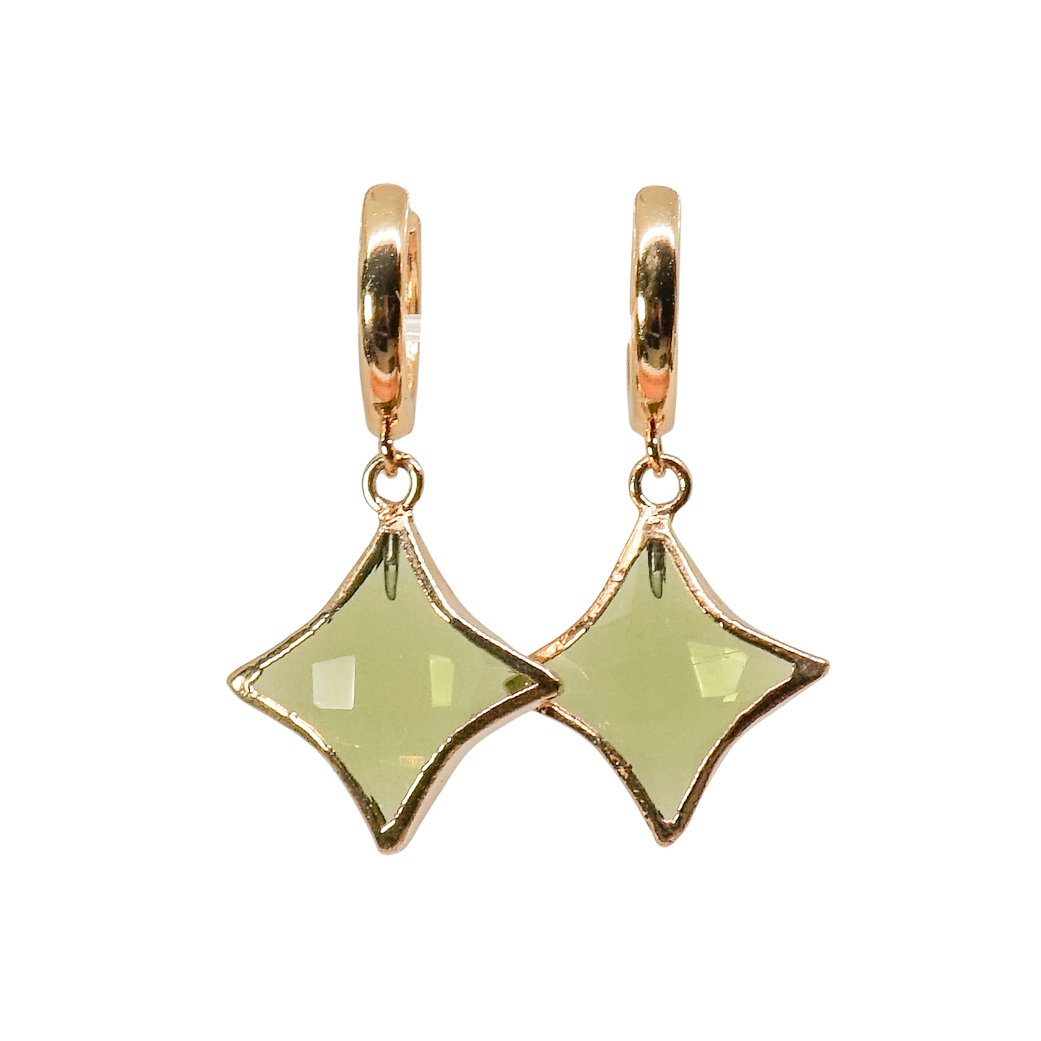 Stella Birthstone Jewelry Set – Star Necklace & Huggie Earrings | Birthstone Gift Set - Layer It Jewelry