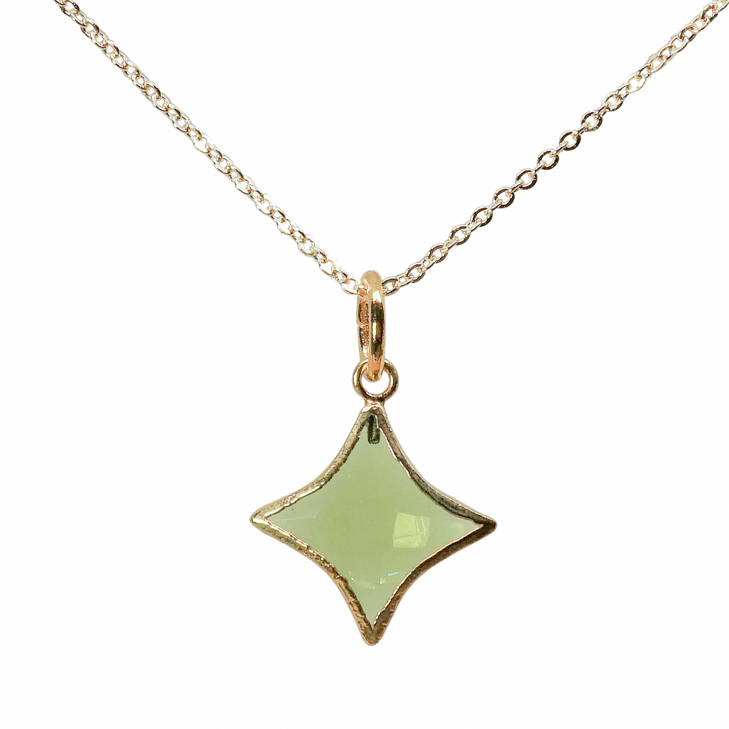 Stella Birthstone Jewelry Set – Star Necklace & Huggie Earrings | Birthstone Gift Set - Layer It Jewelry