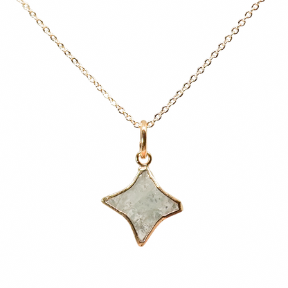 Stella Birthstone Jewelry Set – Star Necklace & Huggie Earrings | Birthstone Gift Set - Layer It Jewelry