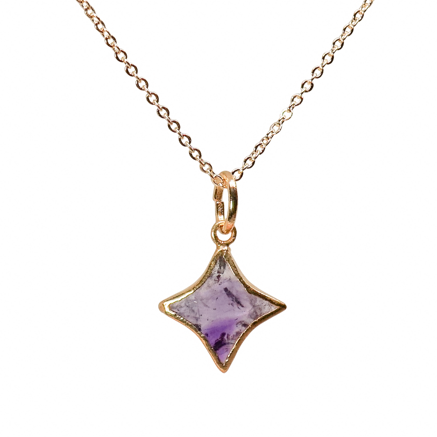 Stella Birthstone Jewelry Set – Star Necklace & Huggie Earrings | Birthstone Gift Set - Layer It Jewelry