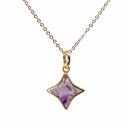Stella Birthstone Jewelry Set – Star Necklace & Huggie Earrings | Birthstone Gift Set - Layer It Jewelry