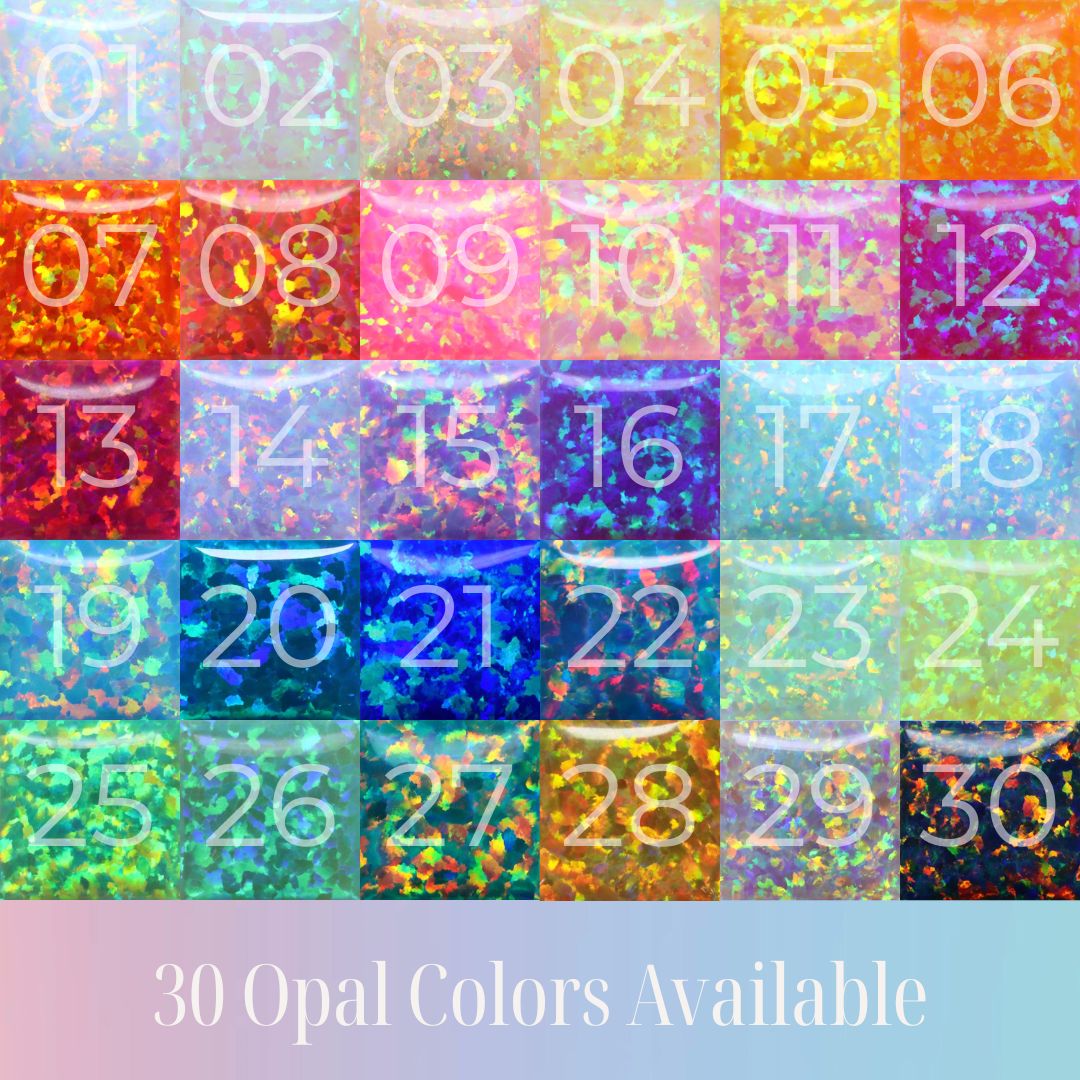 Rainbow Opal Stud Earrings - Layer It Jewelry