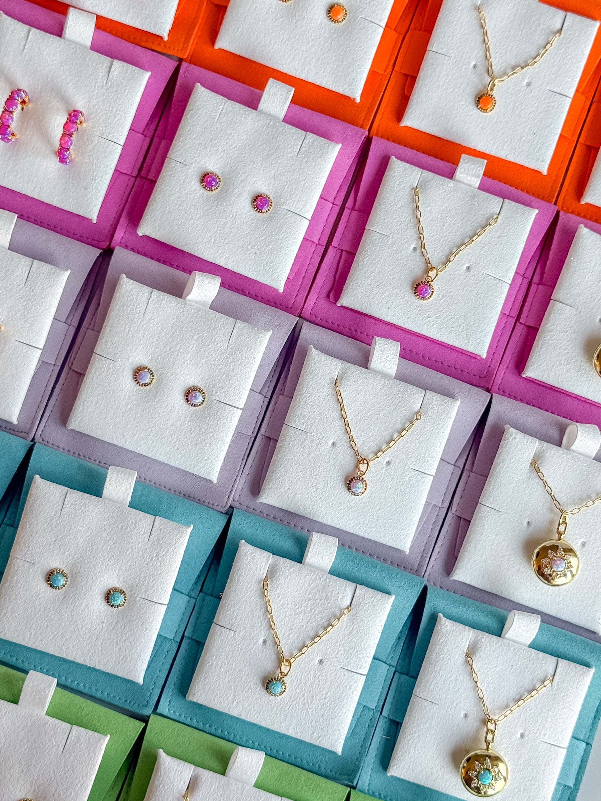 Rainbow Opal Necklace - Layer It Jewelry