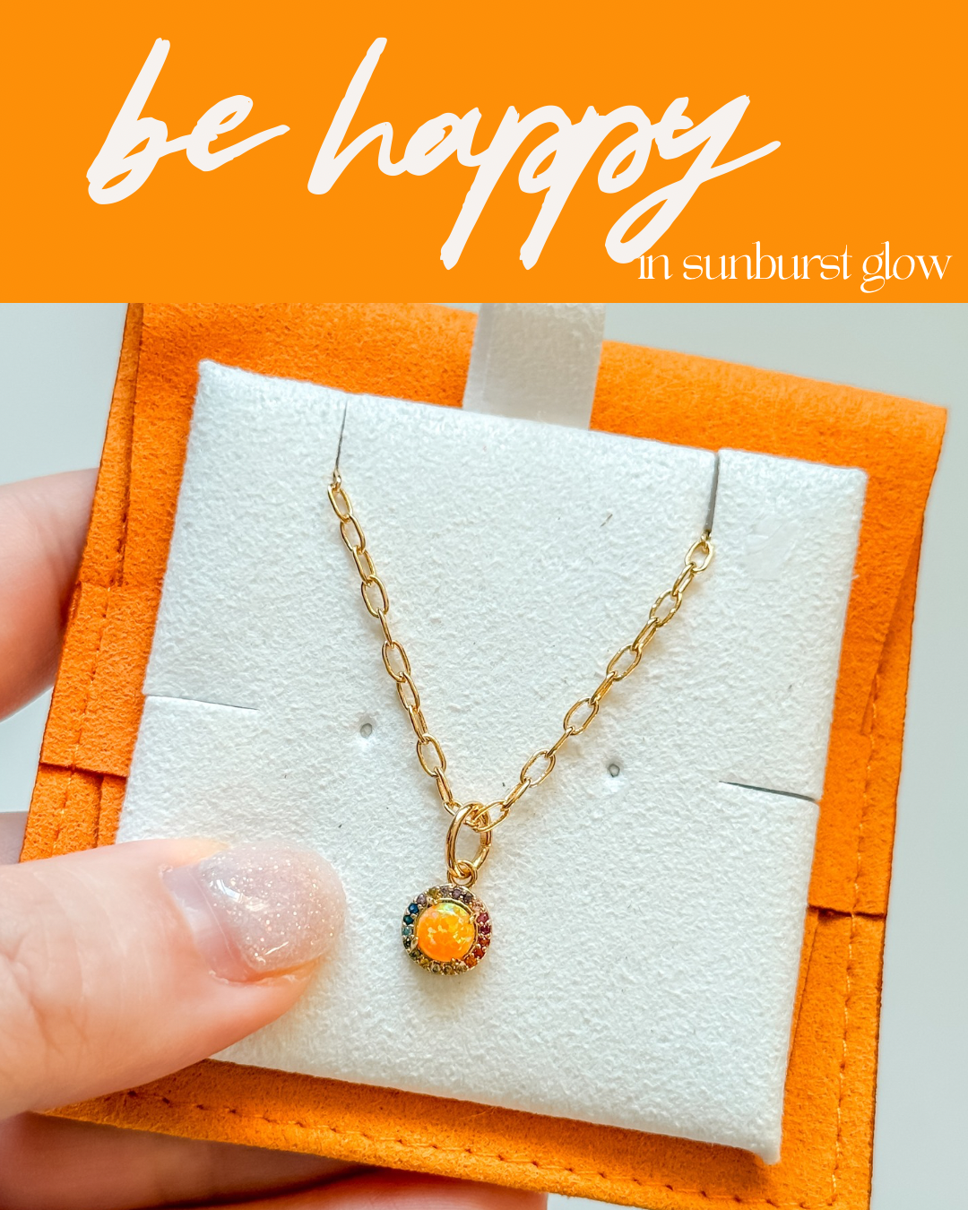 Rainbow Opal Necklace - Layer It Jewelry