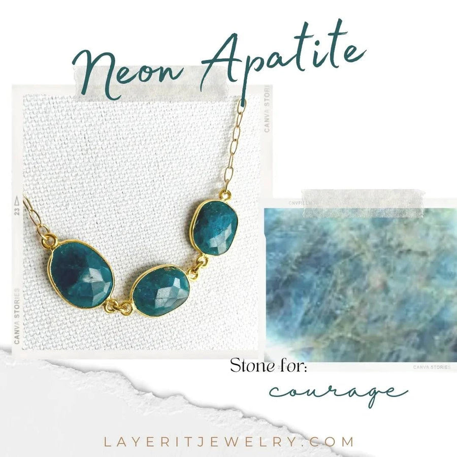 Neon Apatite Necklace