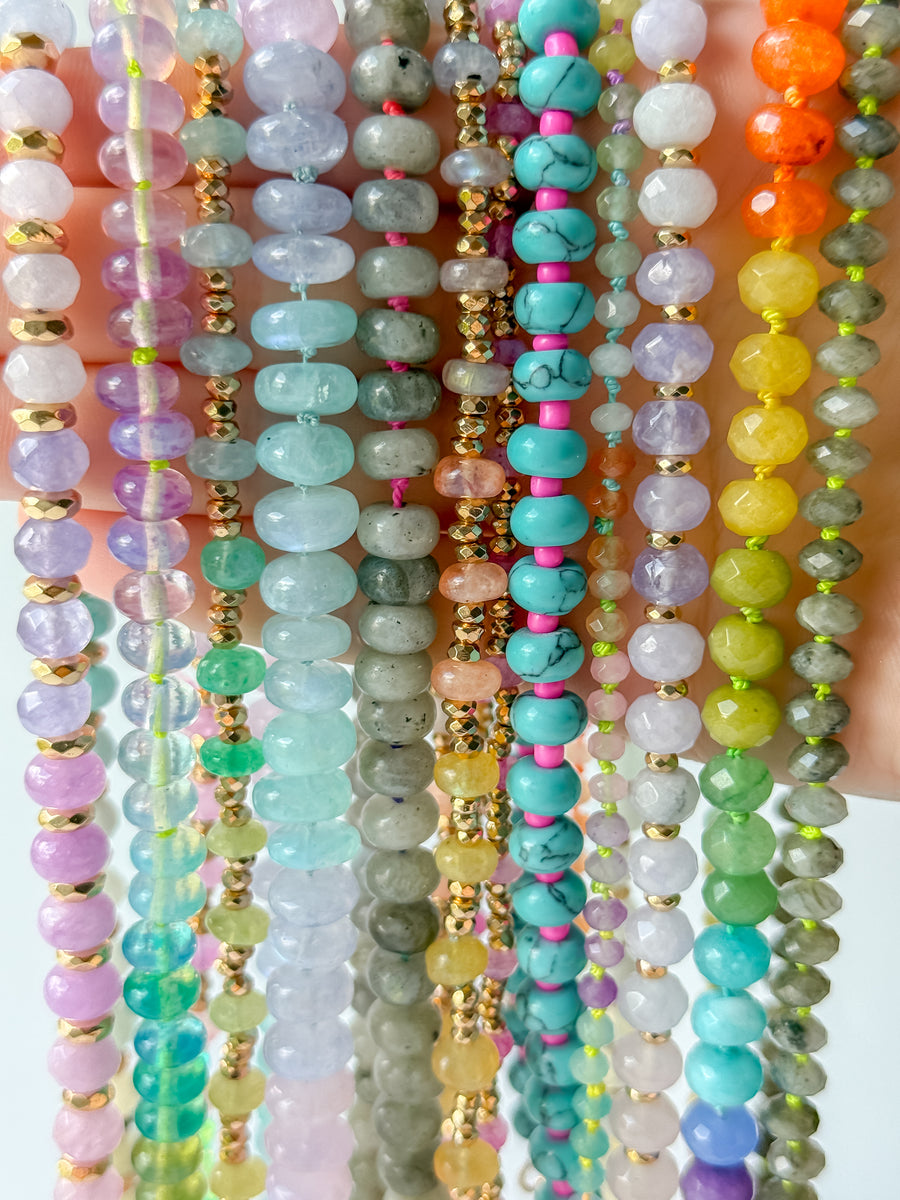 One of a kind gemstone necklaces