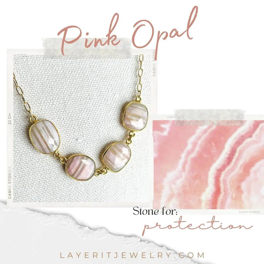 Pink Opal Necklace