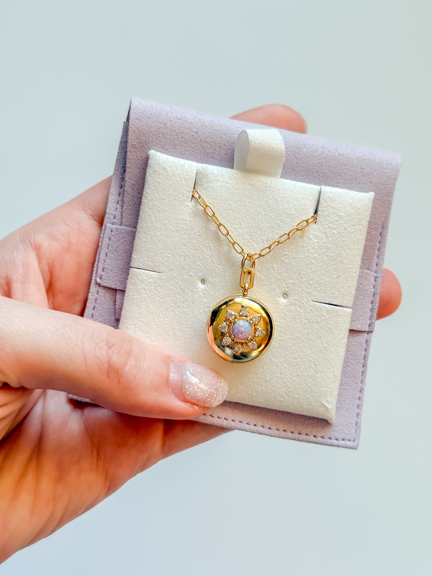 The Opal Locket - Layer It Jewelry