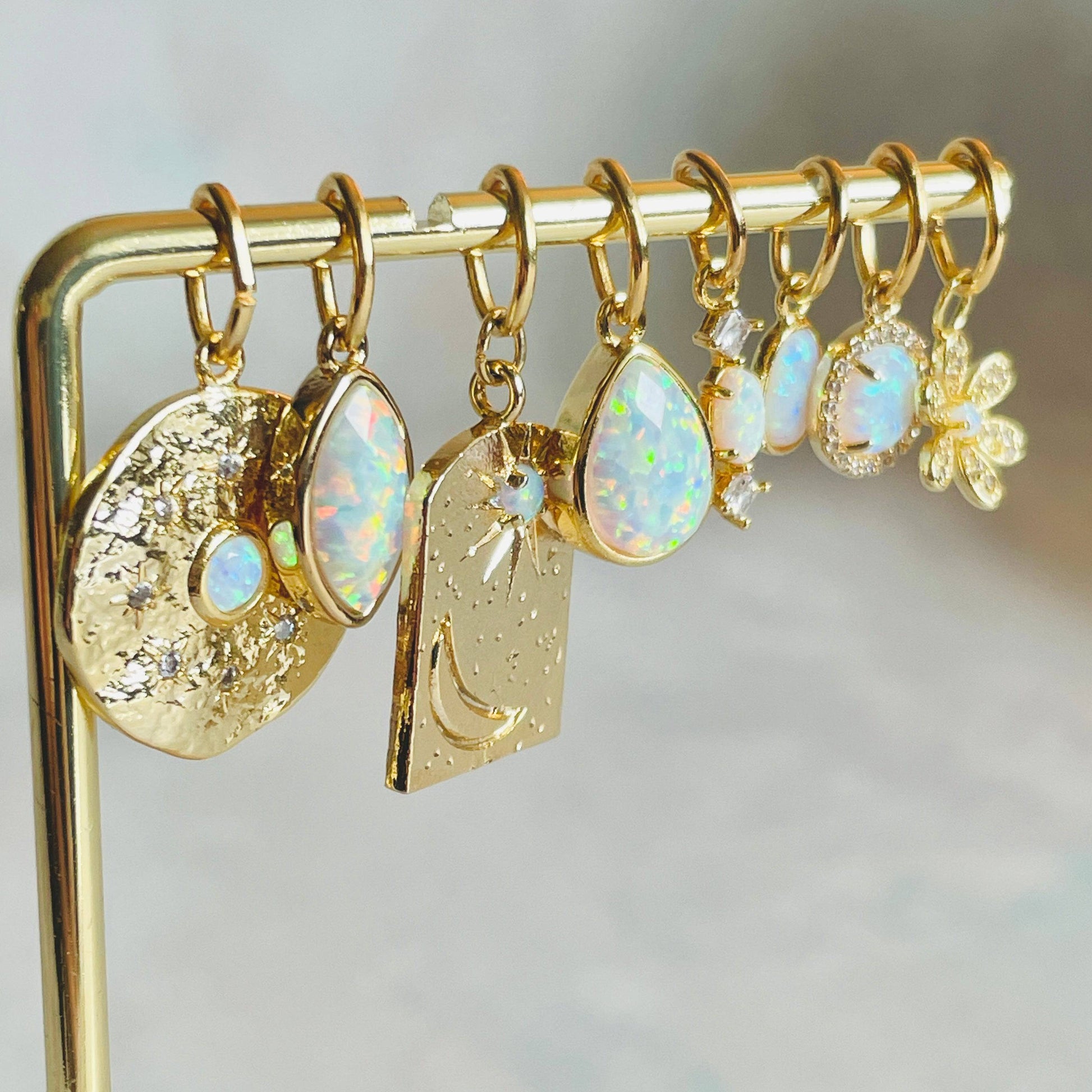 Opal Charms - Layer It Jewelry