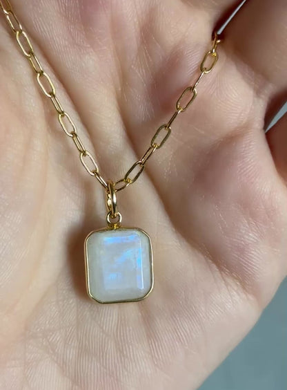 Faceted Gemstone Charm
