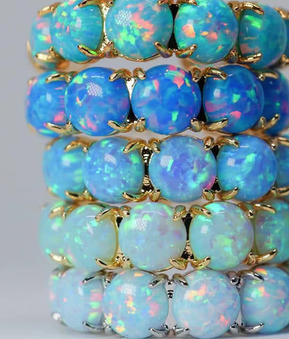The Neutral Opal Hoops